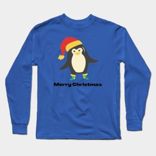 Merry Christmas - Penguin Long Sleeve T-Shirt